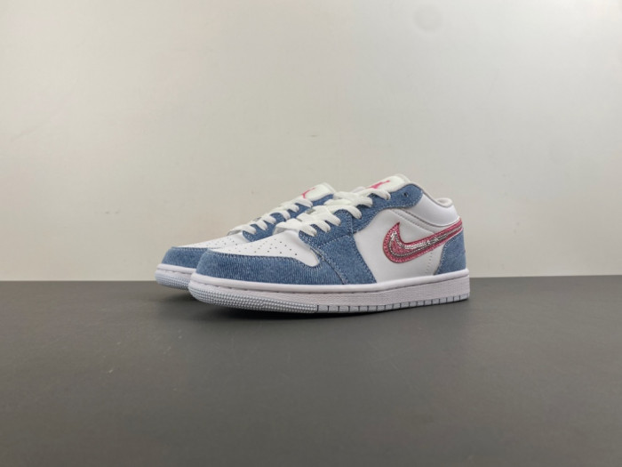 Air Jordan 1 Low SE Denim Sequin HQ2001-400