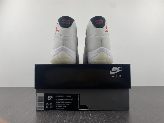 air jordan 11 retro platinum tint - 378037-016