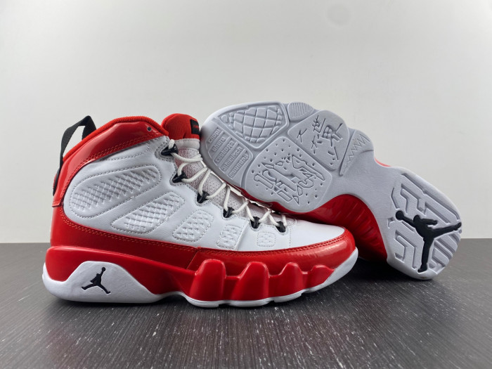 jordan 9 retro white gym red - 302370-160