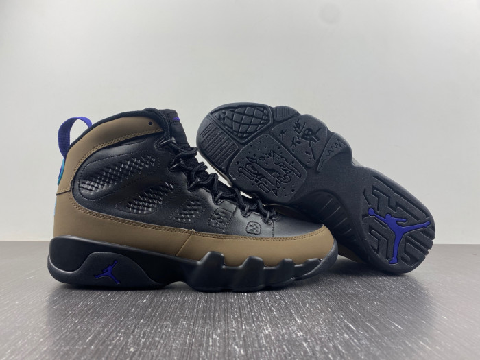 air jordan 9 olive concord ct8019-034