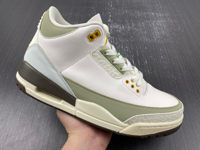 jordan 3 retro green and white dx6660-800
