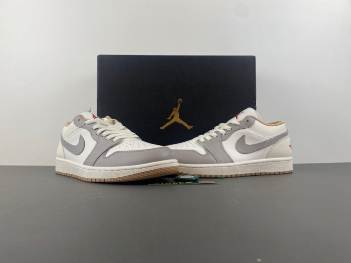 Jordan 1 Low Sail College Grey Rattan 553558-169