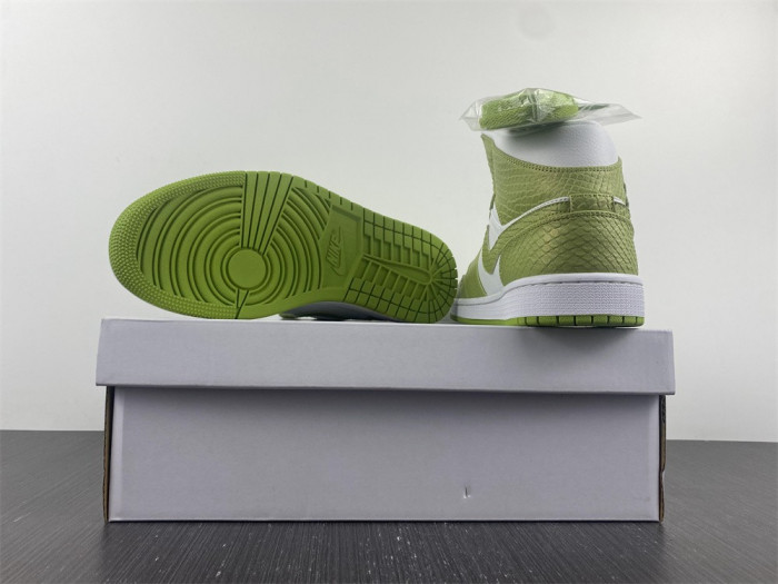 air jordan 1 mid green python (w) - dv2959-113