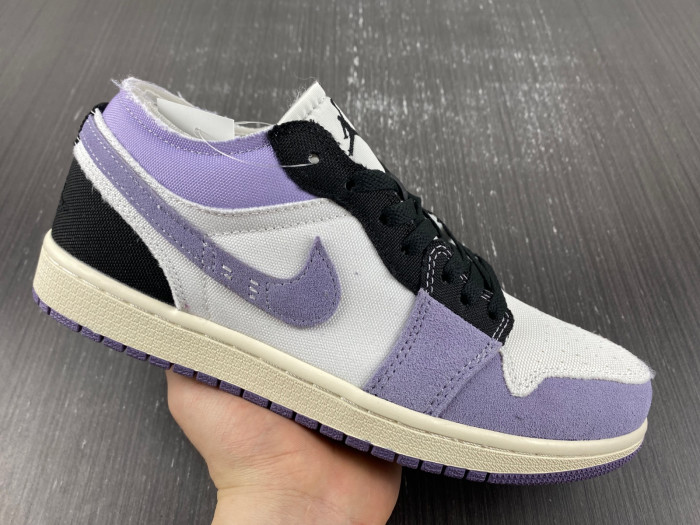 air jordan 1 craft "grey/black" dz4135-002