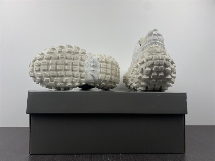 blcg defender rubber platform sneakers white