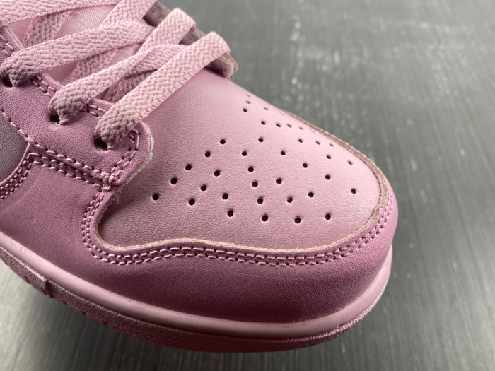 nike dunk low triple pink (ps) - dh9756-600