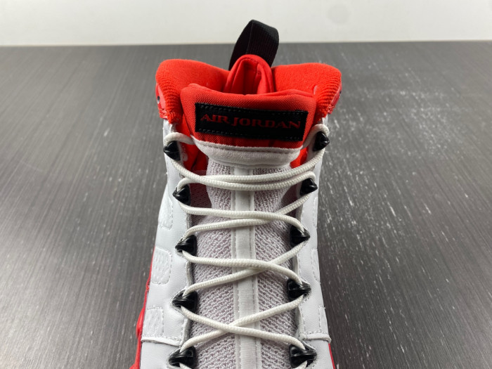 jordan 9 retro white gym red - 302370-160