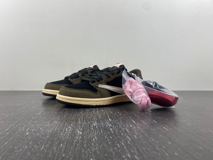 KIDS Travis Scott x Air Jordan 1 Low ''Mocha'' CQ4277-001