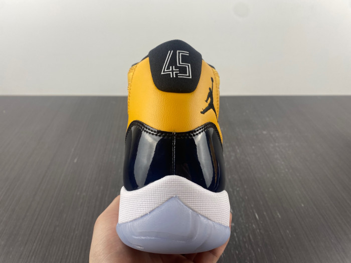 air jordan 11 retro yellow and black ct8012-118