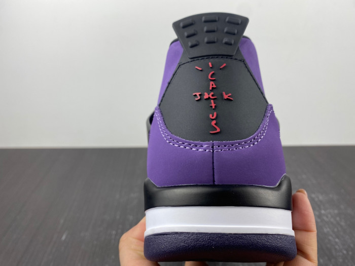 jordan 4 retro travis scott purple aj4-203