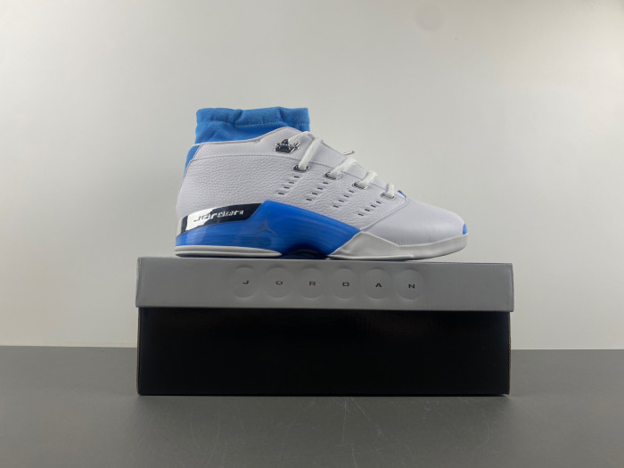 the air jordan 17 low "unc" (carolina) fj0395-101