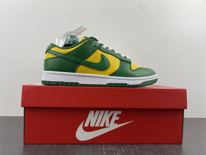 nike dunk low brazil (2020) cu1727-700