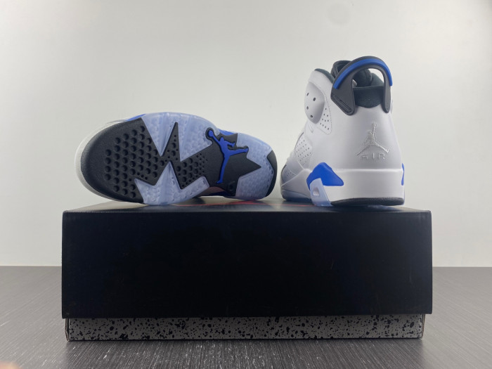 jordan 6 retro sport blue (2014) - 384664-107
