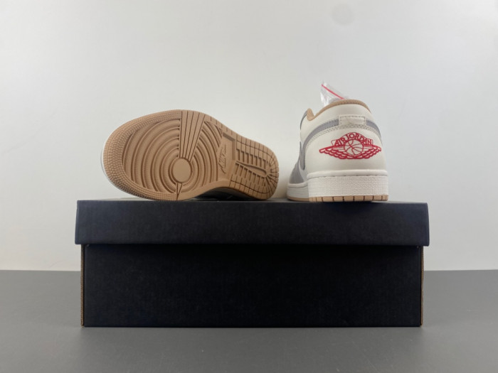 Jordan 1 Low Sail College Grey Rattan 553558-169