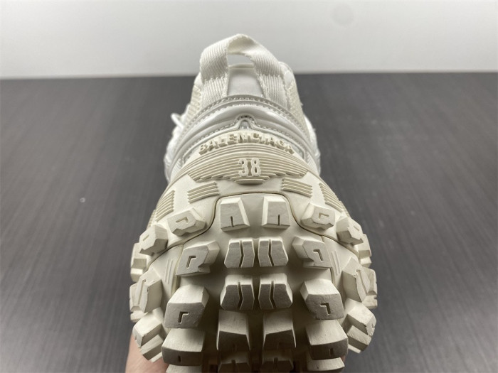 blcg defender rubber platform sneakers white