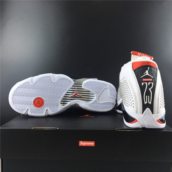 SUPREME X AIR JORDAN 14 RETRO SP WHITE BV7630-106