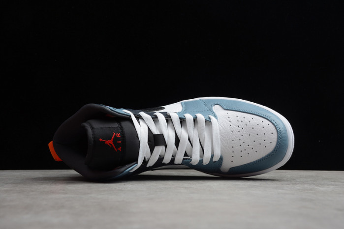 air jordan 1 F**etasm x mid fearless blue white cu2802-100