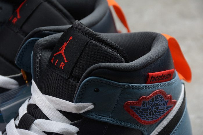 air jordan 1 F**etasm x mid fearless blue white cu2802-100