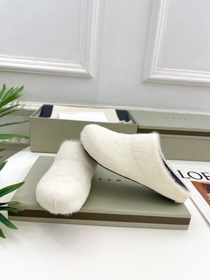 marni fussbett sabot loafers 231379m24