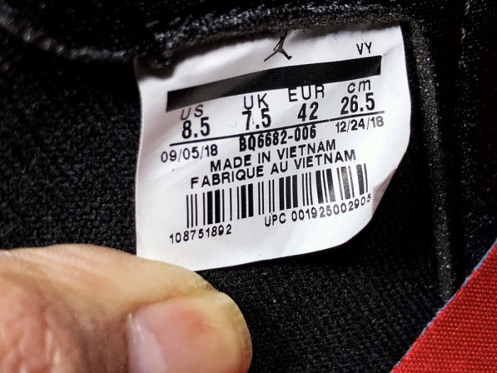 Air Jordan 1 Defiant Black Red BQ6682-006