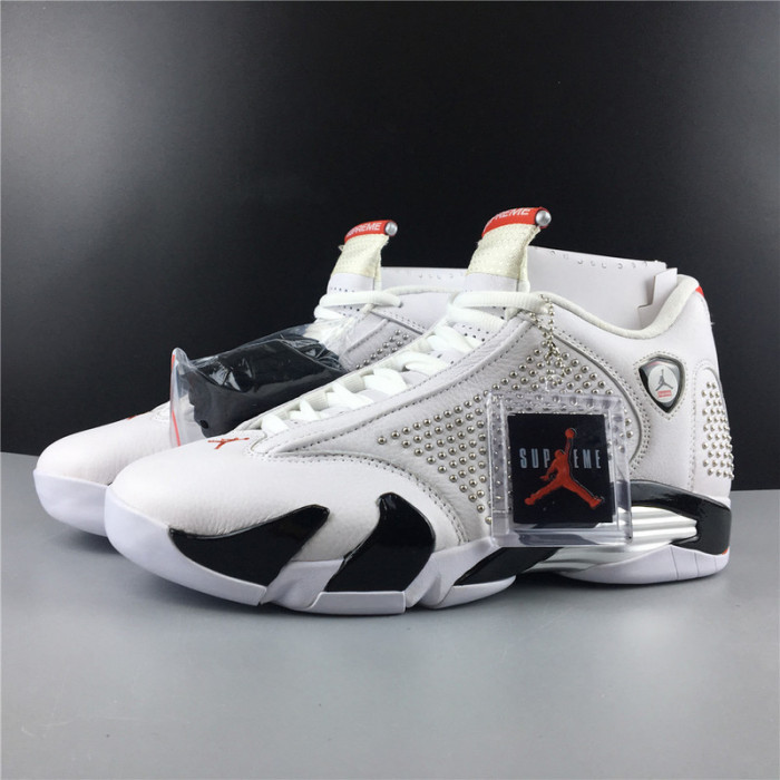 SUPREME X AIR JORDAN 14 RETRO SP WHITE BV7630-106