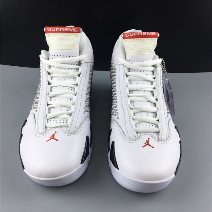 SUPREME X AIR JORDAN 14 RETRO SP WHITE BV7630-106