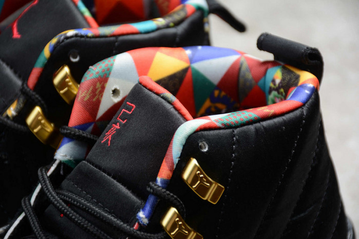 jordan 12 chinese new year black ci2977-006