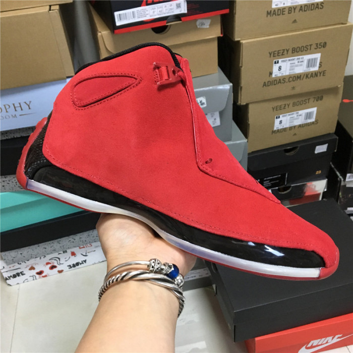 air jordan 18“ red suede” aa2494-601
