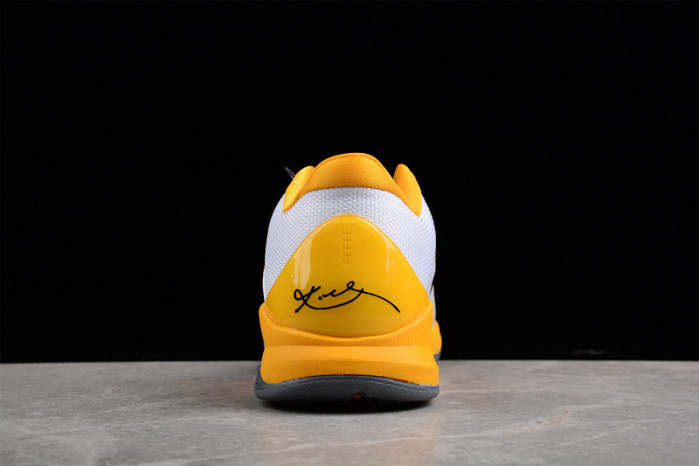 nike zoom kobe v summite white black yellow 386430-104
