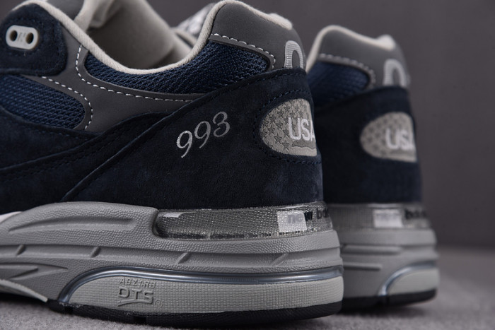 new balance 993 kith navy - mr993nv