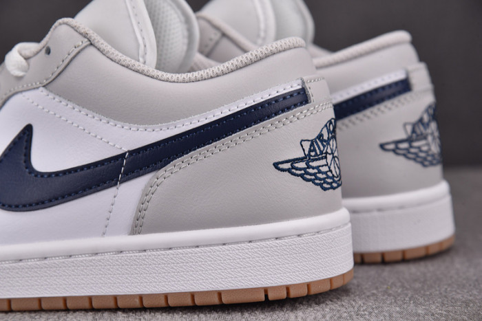 Air Jordan 1 Low Midnight Navy Neutral Grey 553558-146