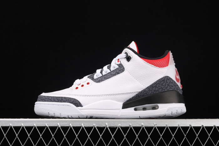 air jordan 3 retro se fire red denim (2020) japan version cz6431 100