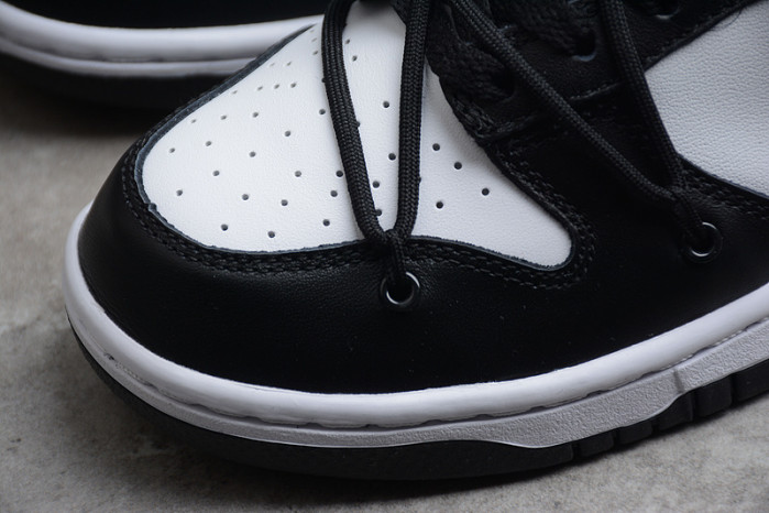 nike dunk low lthr black white ct0856-103