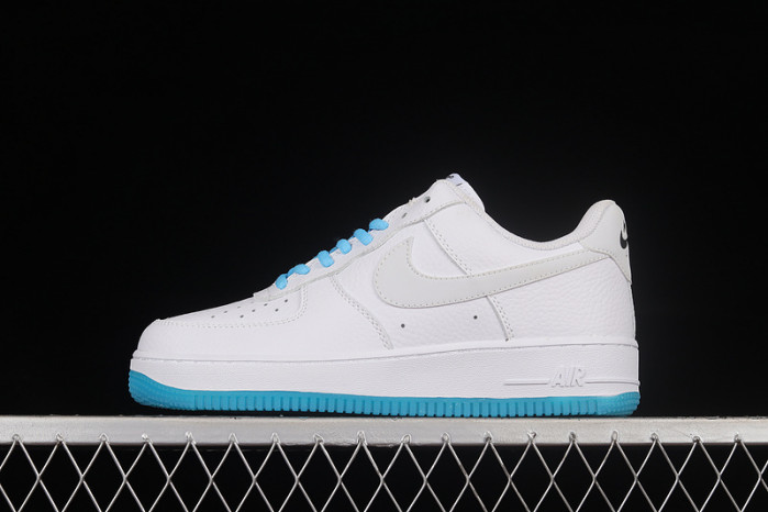 nike air force 1 07 low white blue crystal black kh0806