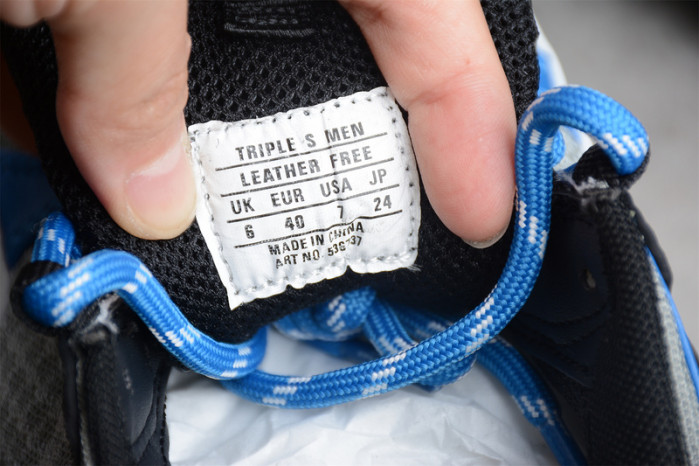 blcg sneaker triple.s.gomma white blue black 536737-w20c5-0107