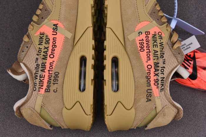 ofw nike air max 90 desert ore aa7293-200