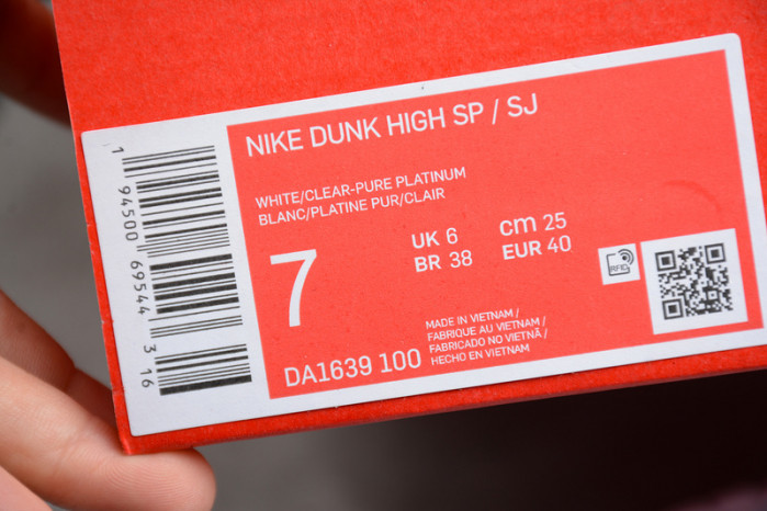 nike dunk high slam jam white pure platinum da1639-100