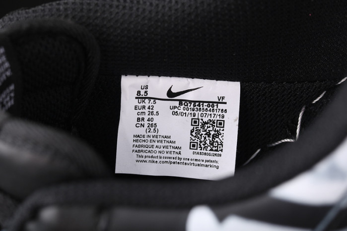 nike air force 1 low black skeleton halloween (2019) bq7541-001