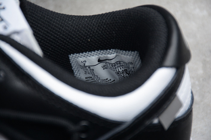 nike dunk low lthr black white ct0856-103