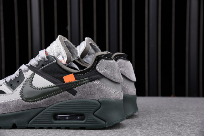 off -white nike air max 90 grey aa7293-002