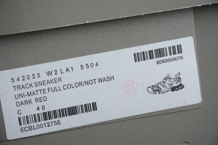 blcg track trainer dark red 542023-w2la-5504