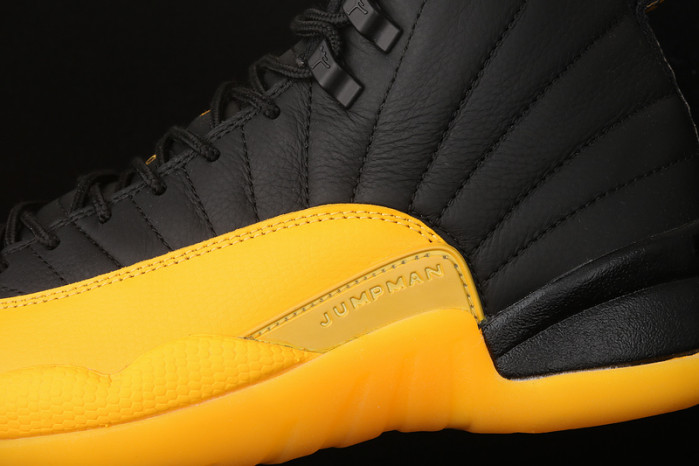 air jordan 12 retro black university gold 130690-070