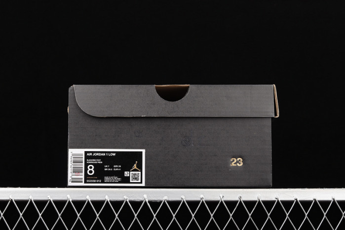 air jordan 1 low bred toe - 553558-612