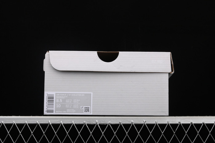 nike air force 1 low black skeleton halloween (2019) bq7541-001