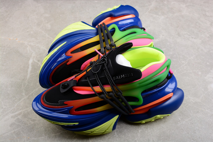 Balmain Unicorn Layered Sneakers BL20383