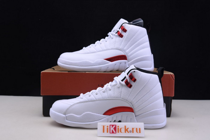 air jordan 12 twist white university red ct8013-106