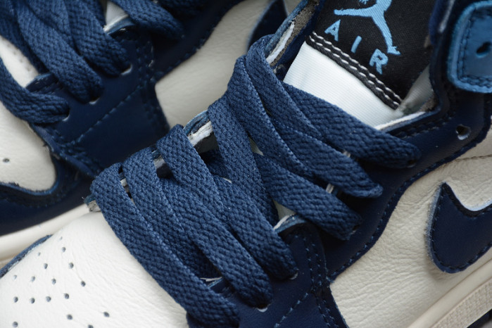 kids air jordan 1 obsidian university blue (555088-140)